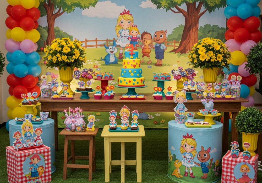 dicas para criar decoração de festa galinha pintadinha encantadora